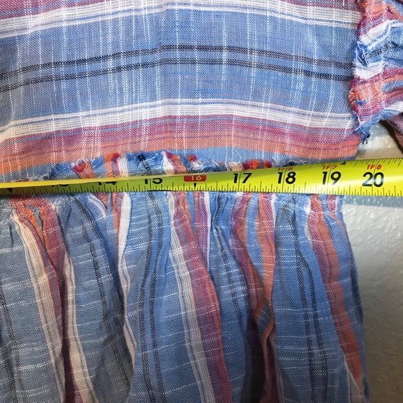 Free People Summer Nights Blue Lagoon Mini Tunic - Picture 7 of 7